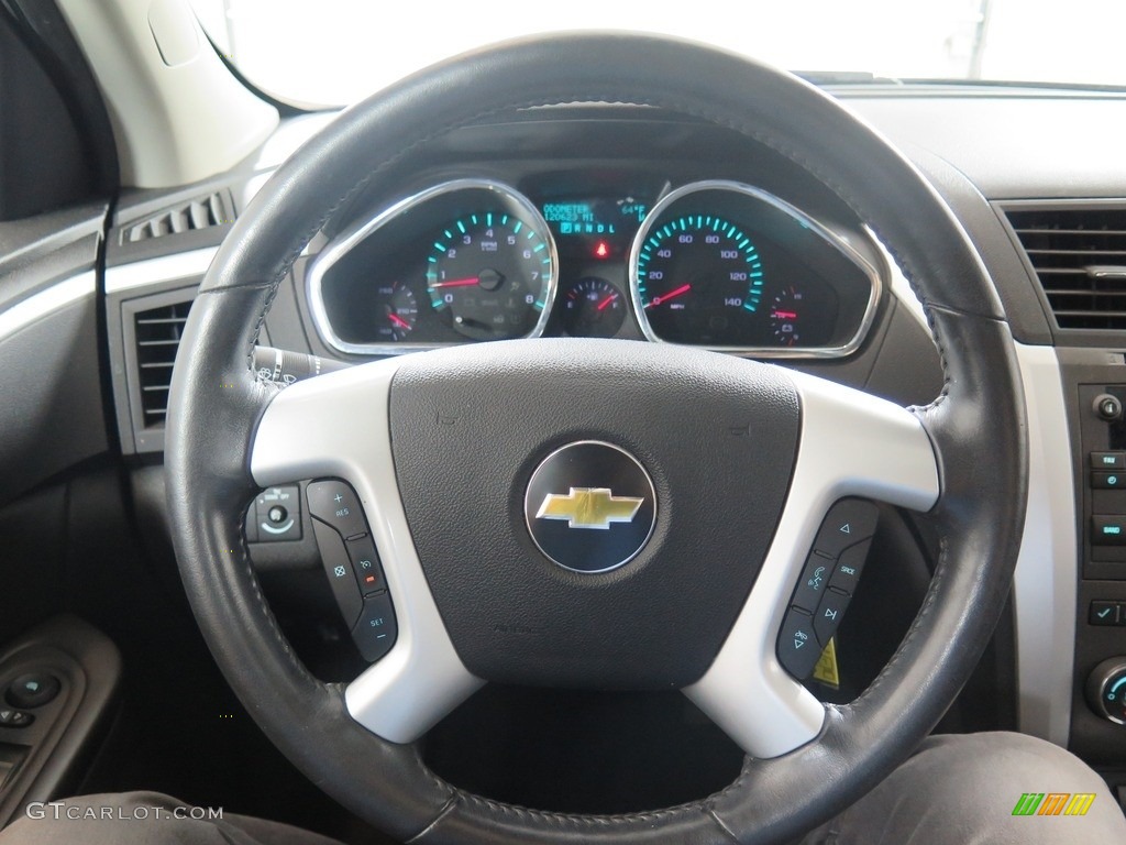 2011 Traverse LT - Cyber Gray Metallic / Ebony/Ebony photo #17