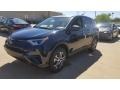 2018 Galactic Aqua Mica Toyota RAV4 LE  photo #1