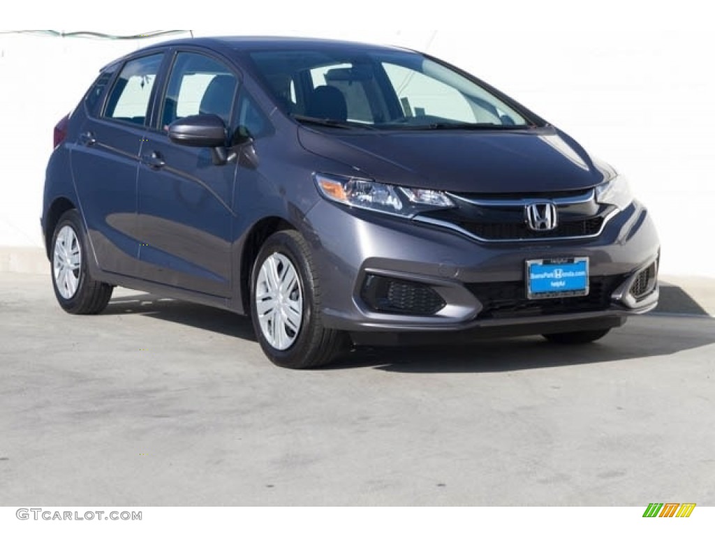 2019 Fit LX - Modern Steel Metallic / Black photo #1