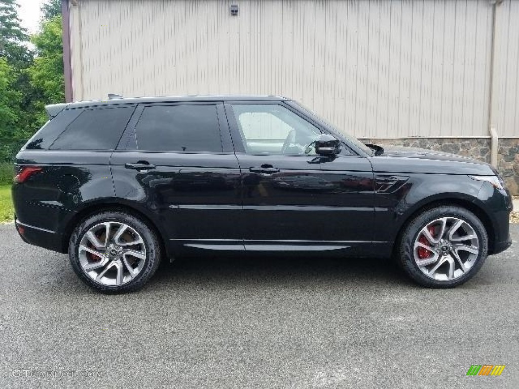 Santorini Black Metallic 2018 Land Rover Range Rover Sport HSE Dynamic Exterior Photo #127724503