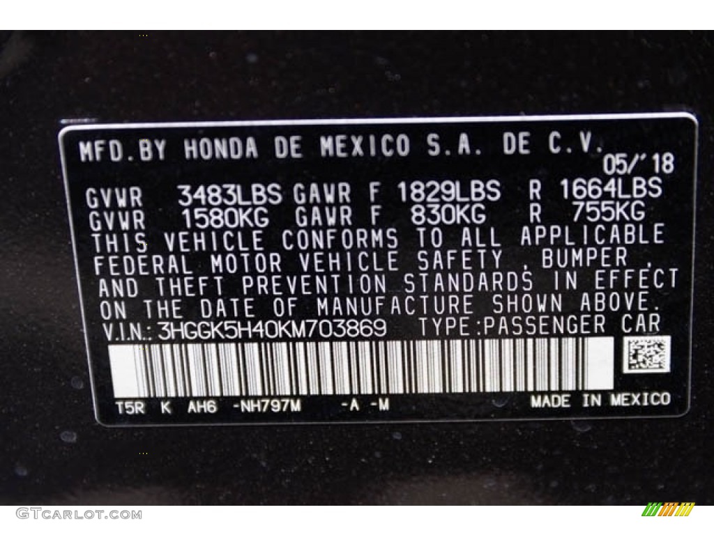 2019 Fit Color Code NH797 for Modern Steel Metallic Photo #127724949