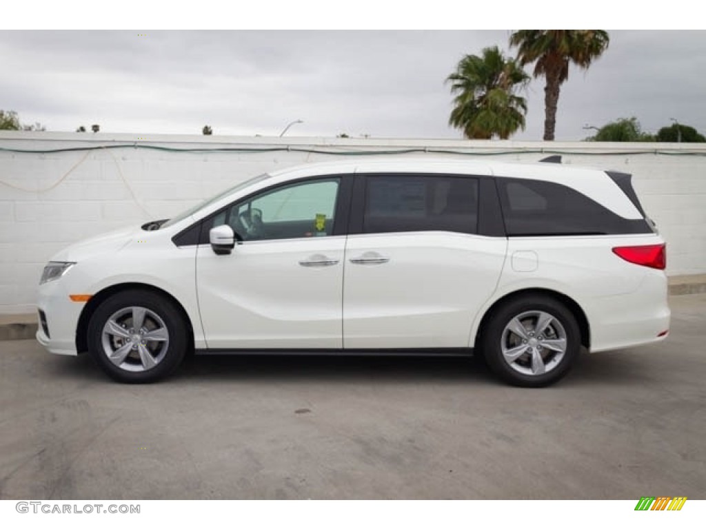 White Diamond Pearl 2019 Honda Odyssey EX Exterior Photo #127725595