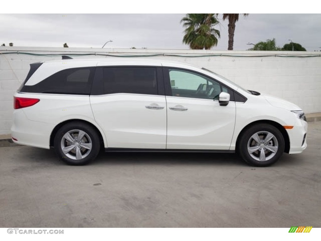 White Diamond Pearl 2019 Honda Odyssey EX Exterior Photo #127725656