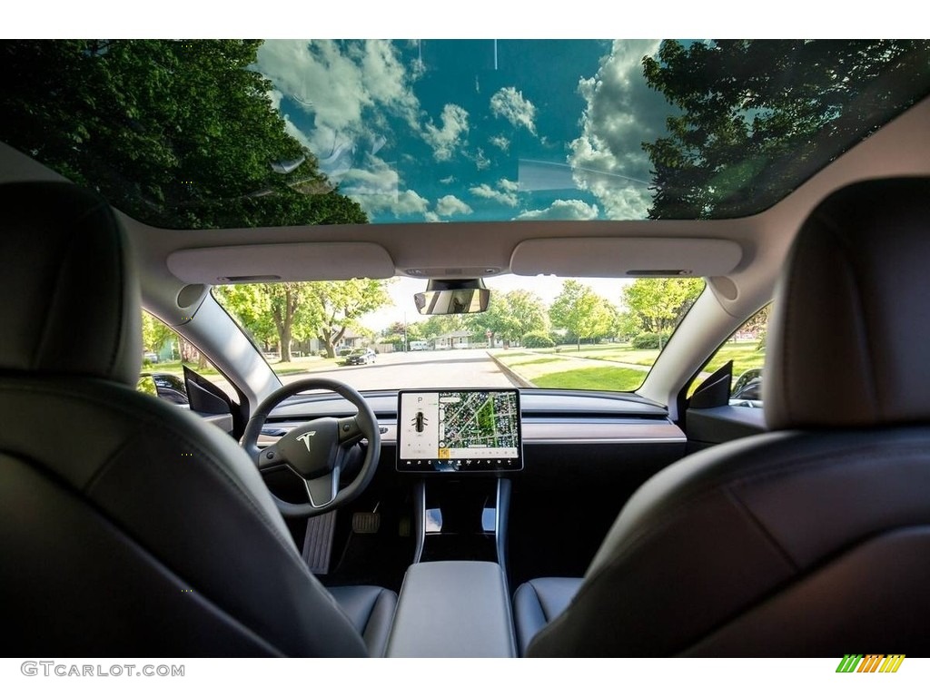 2018 Tesla Model 3 Long Range Black Dashboard Photo #127725657