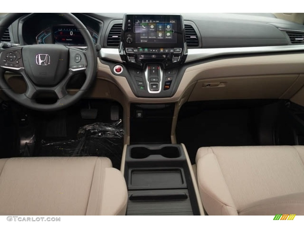 2019 Honda Odyssey EX Beige Dashboard Photo #127725823