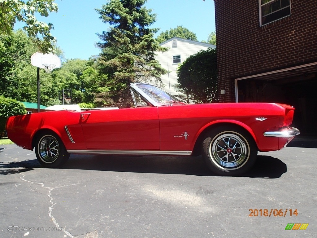 Rangoon Red 1964 Ford Mustang Convertible Exterior Photo #127726120