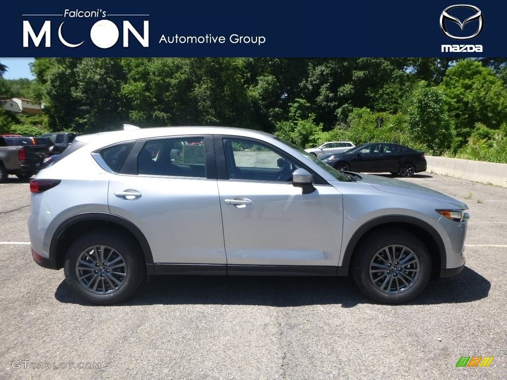 2018 CX-5 Sport AWD - Sonic Silver Metallic / Black photo #1