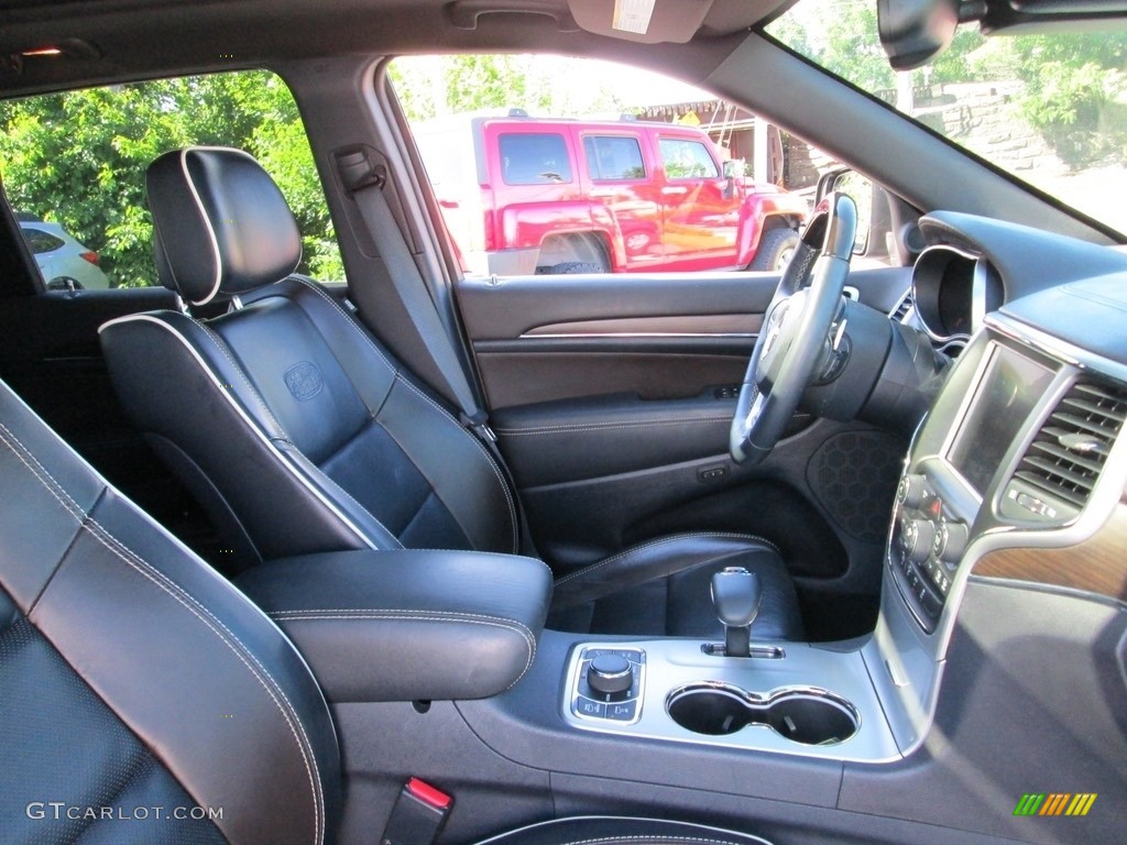 2015 Grand Cherokee Overland 4x4 - Granite Crystal Metallic / Indigo Blue/Brown photo #17