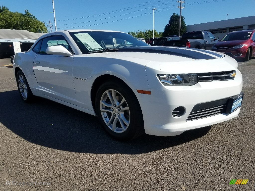 2014 Camaro LS Coupe - Summit White / Black photo #1