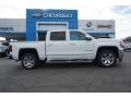 Summit White - Sierra 1500 SLT Crew Cab Photo No. 9