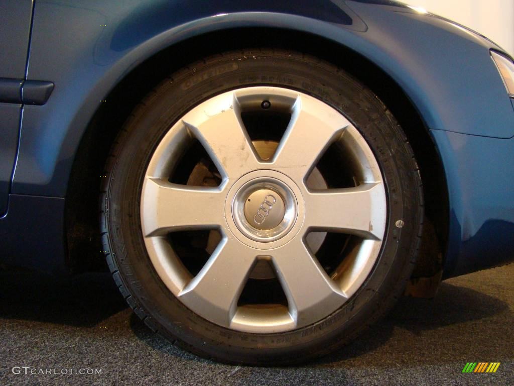 2006 A4 1.8T Cabriolet - Caribic Blue Pearl Effect / Platinum photo #5
