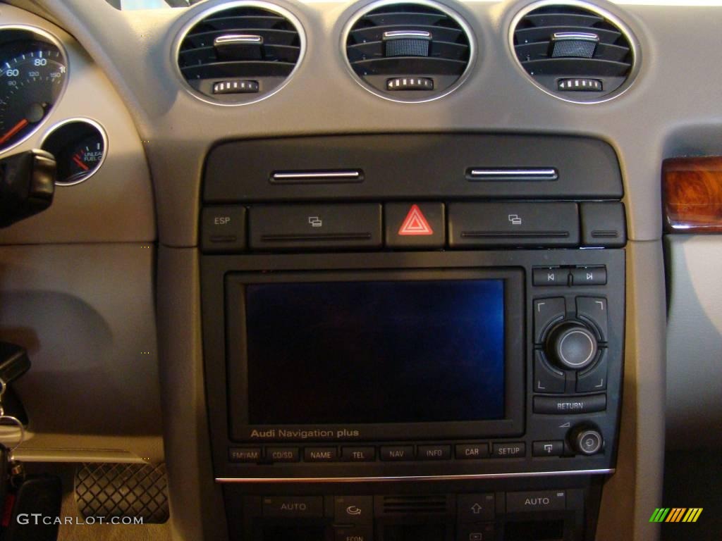 2006 A4 1.8T Cabriolet - Caribic Blue Pearl Effect / Platinum photo #12