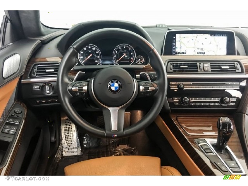 2017 6 Series 650i Gran Coupe - Black Sapphire Metallic / Cognac/Black photo #4