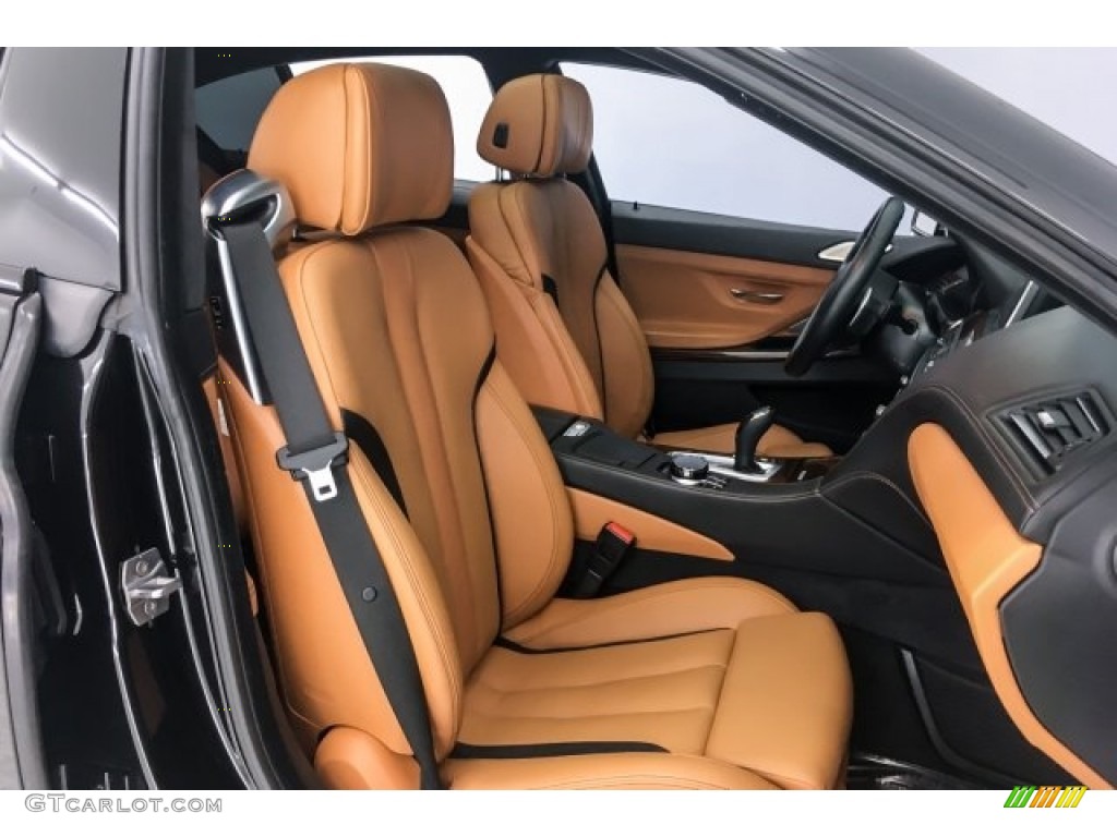 2017 6 Series 650i Gran Coupe - Black Sapphire Metallic / Cognac/Black photo #6