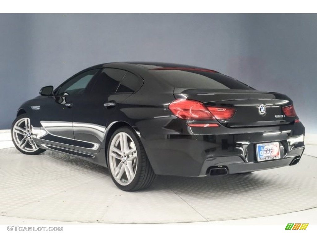 2017 6 Series 650i Gran Coupe - Black Sapphire Metallic / Cognac/Black photo #10