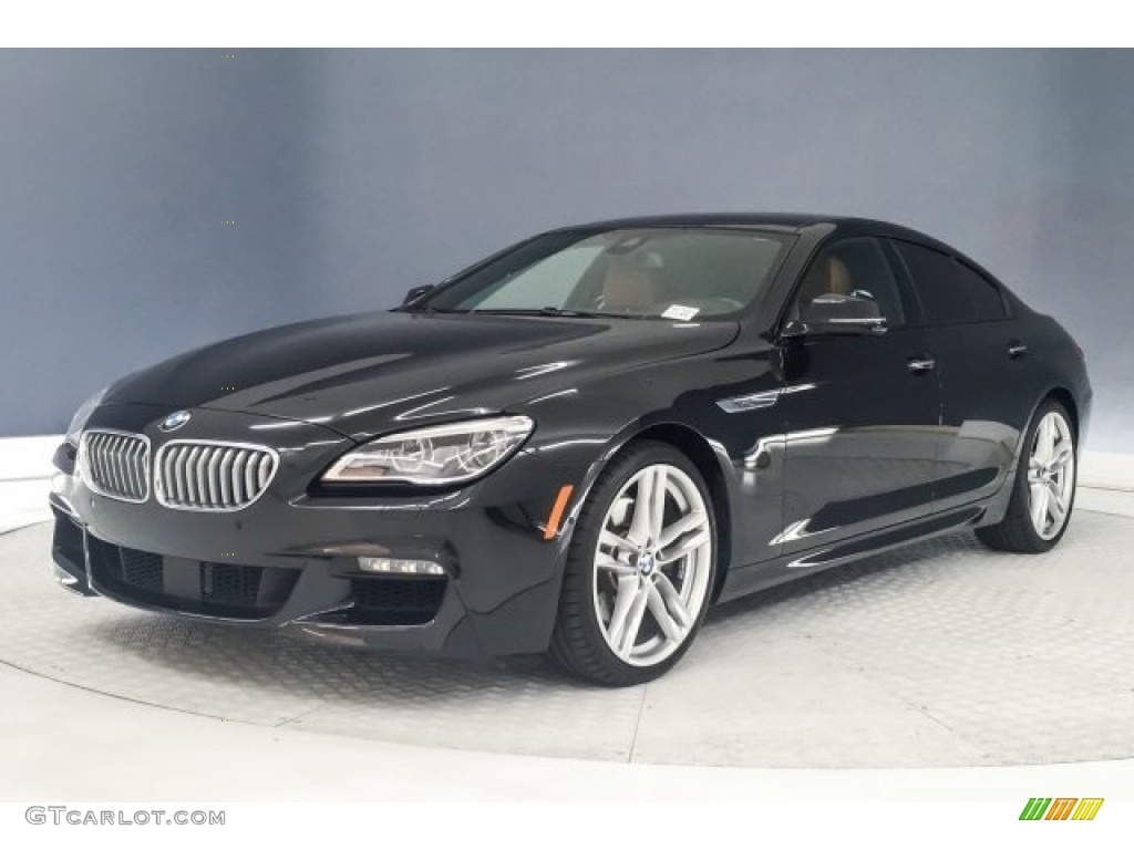 2017 6 Series 650i Gran Coupe - Black Sapphire Metallic / Cognac/Black photo #13