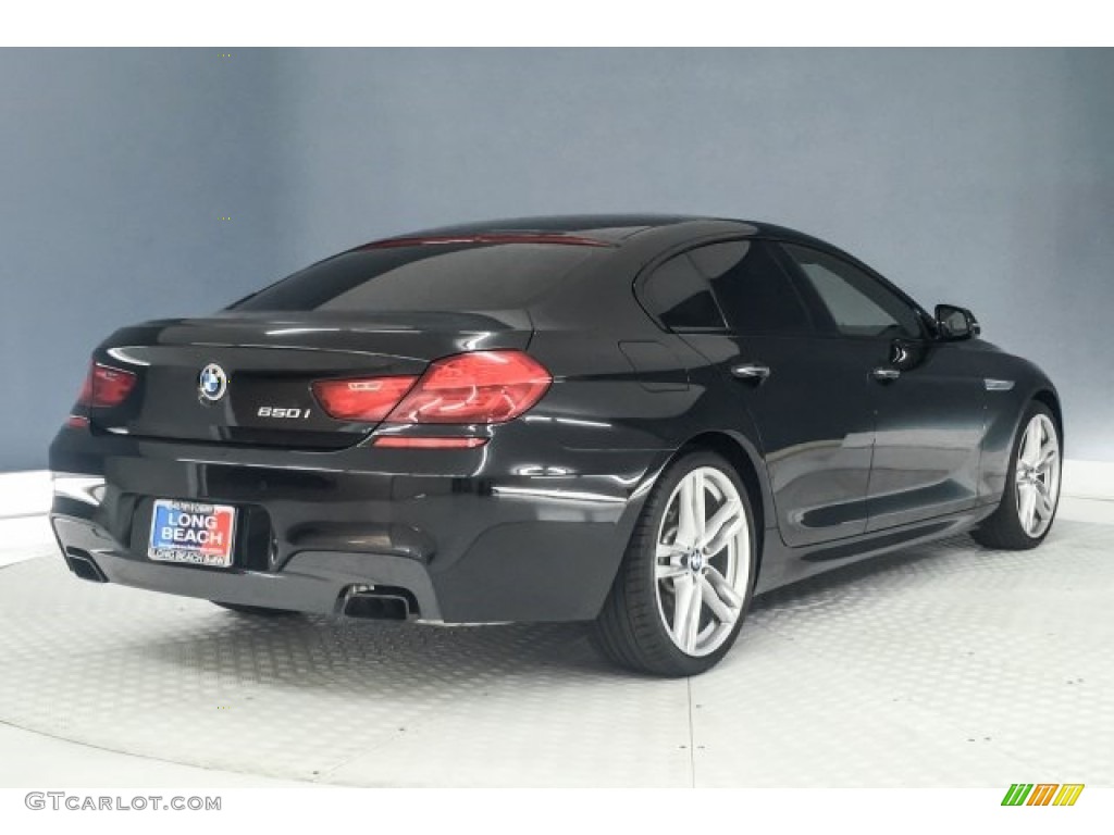 2017 6 Series 650i Gran Coupe - Black Sapphire Metallic / Cognac/Black photo #15