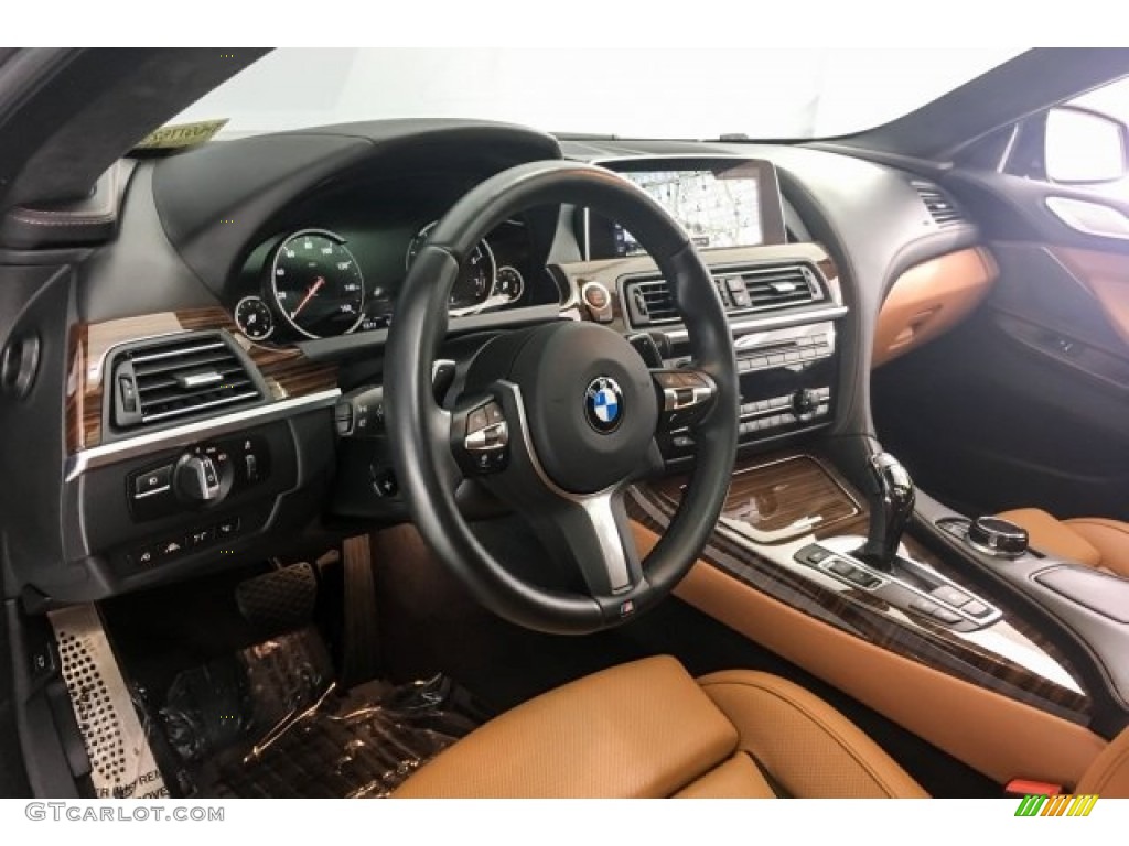 2017 6 Series 650i Gran Coupe - Black Sapphire Metallic / Cognac/Black photo #20