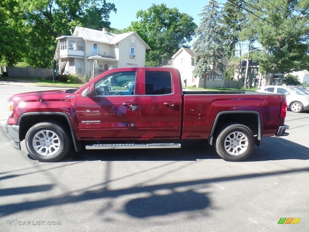 2015 Sierra 1500 SLE Double Cab 4x4 - Sonoma Red Metallic / Jet Black photo #1