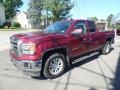 Sonoma Red Metallic - Sierra 1500 SLE Double Cab 4x4 Photo No. 2