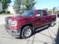 2015 Sonoma Red Metallic GMC Sierra 1500 SLE Double Cab 4x4  photo #2