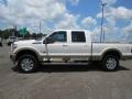 Oxford White - F250 Super Duty Lariat Crew Cab 4x4 Photo No. 2