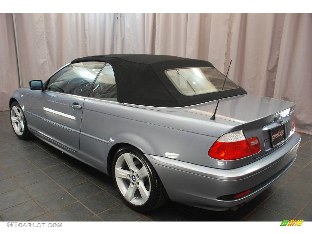 2006 3 Series 325i Convertible - Quartz Blue Metallic / Grey photo #6