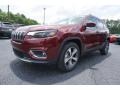 2019 Velvet Red Pearl Jeep Cherokee Limited  photo #3