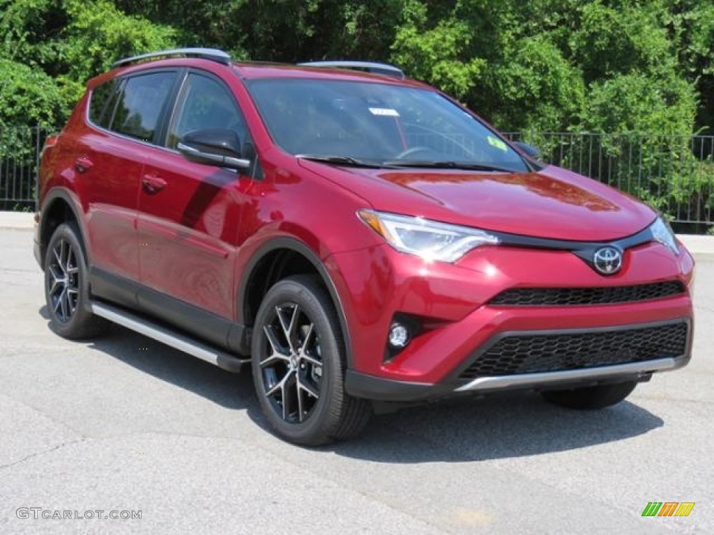 Ruby Flare Pearl 2018 Toyota RAV4 SE Exterior Photo #127746635