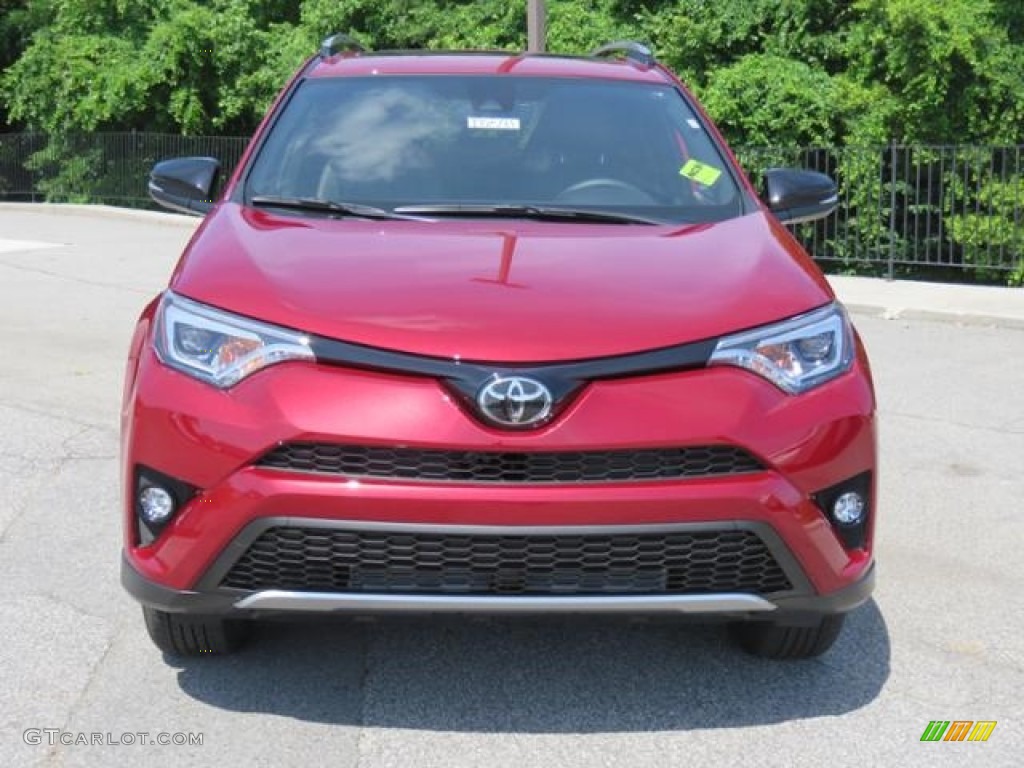 2018 RAV4 SE - Ruby Flare Pearl / Black photo #2