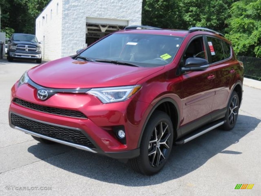 2018 RAV4 SE - Ruby Flare Pearl / Black photo #3