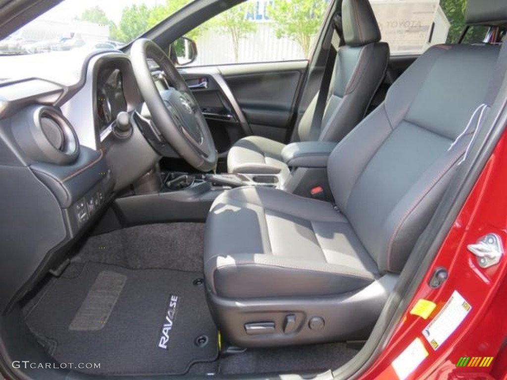 Black Interior 2018 Toyota RAV4 SE Photo #127746776