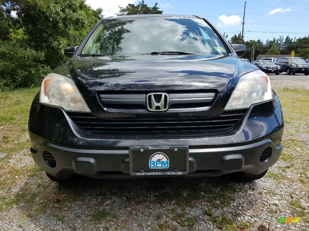 2009 CR-V LX 4WD - Crystal Black Pearl / Gray photo #3