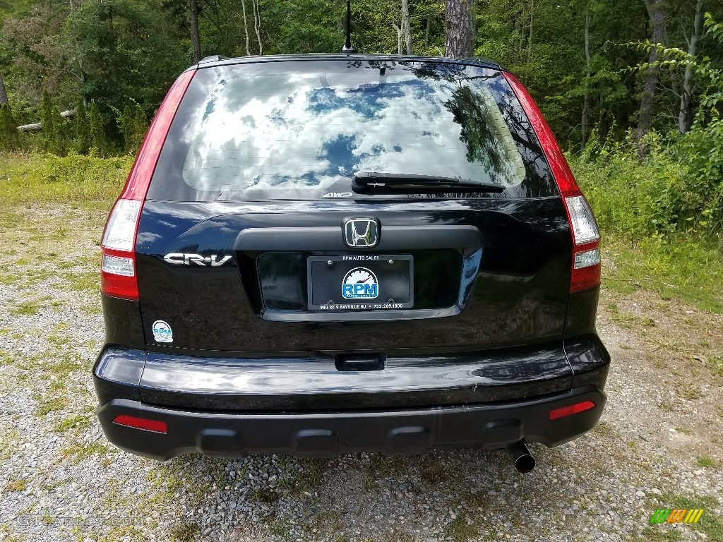 2009 CR-V LX 4WD - Crystal Black Pearl / Gray photo #8