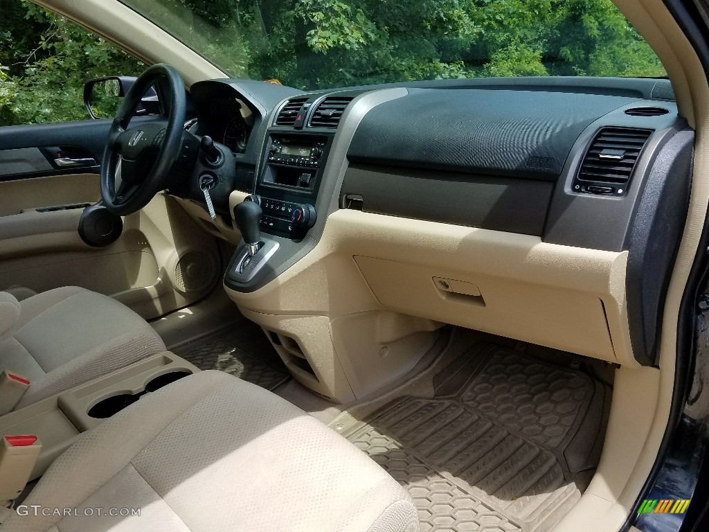 2009 CR-V LX 4WD - Crystal Black Pearl / Gray photo #12