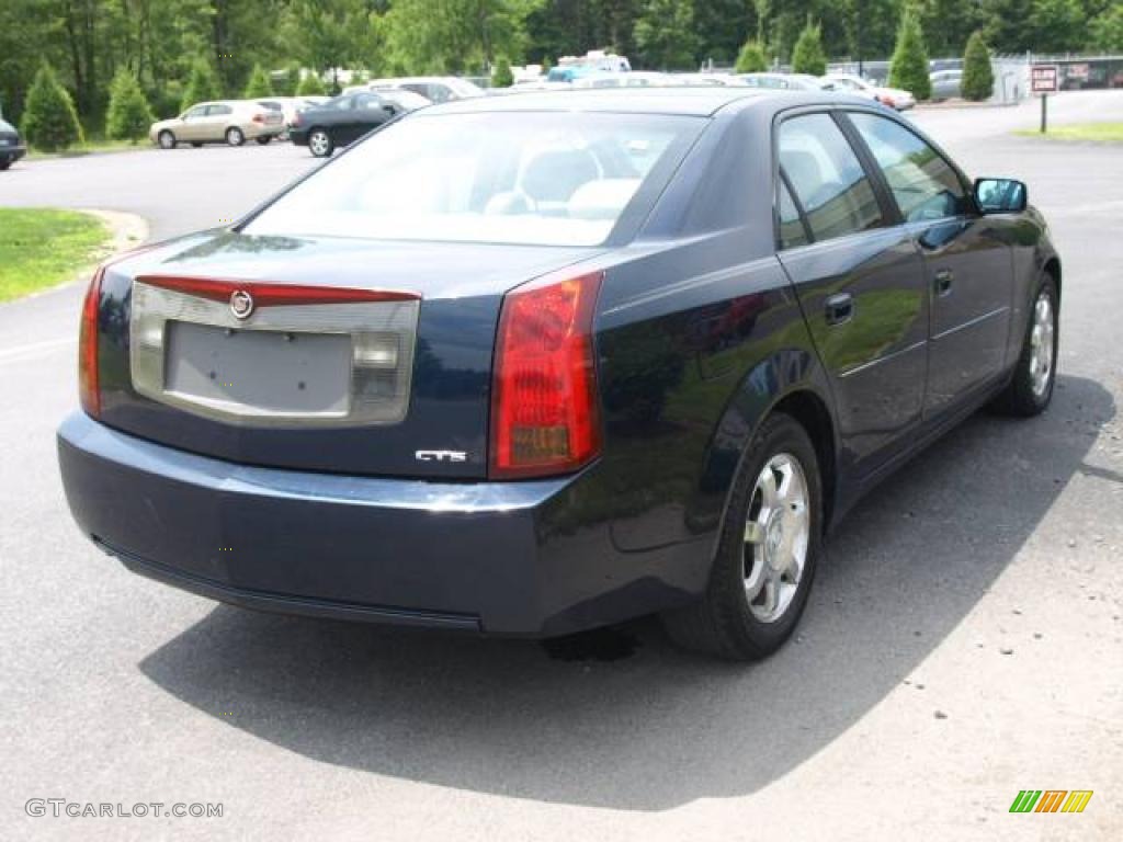2003 CTS Sedan - Blue Onyx / Light Neutral photo #4