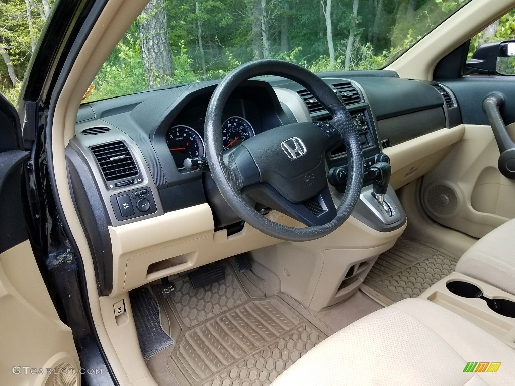 2009 CR-V LX 4WD - Crystal Black Pearl / Gray photo #20