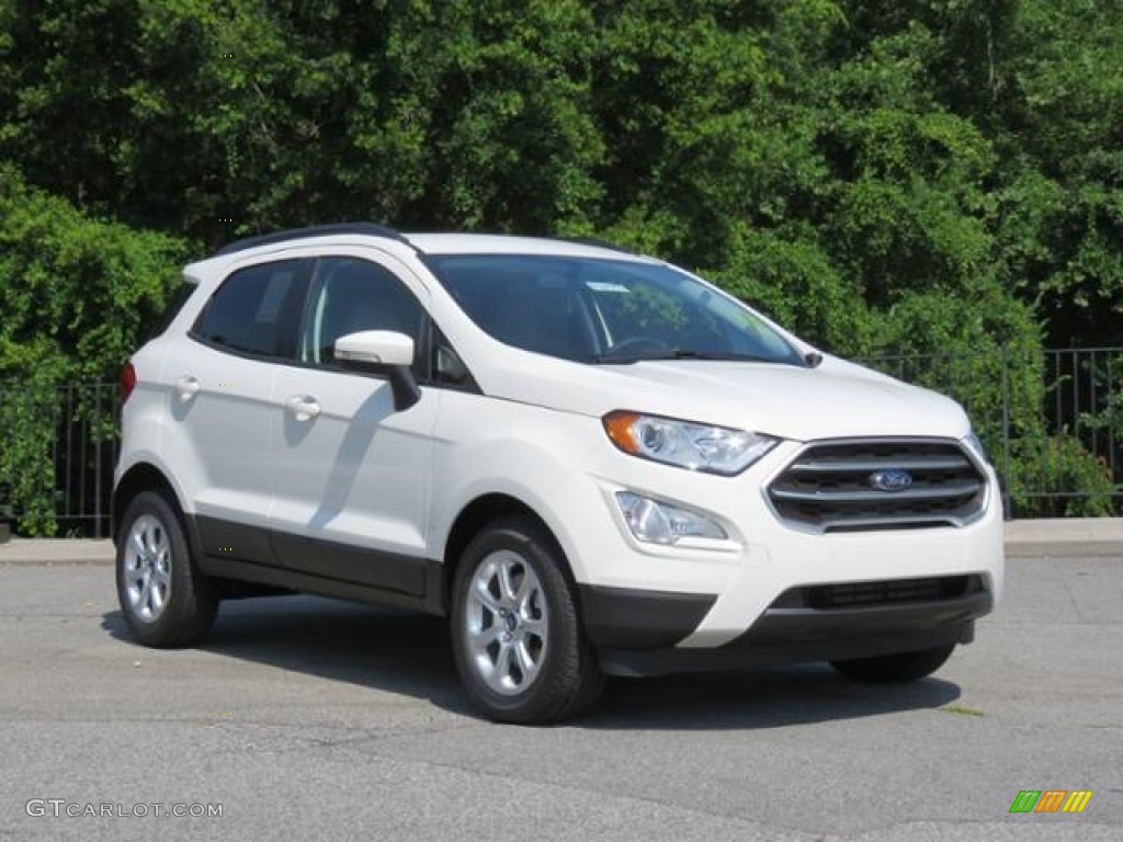 2018 EcoSport SE - Diamond White / Ebony Black photo #1