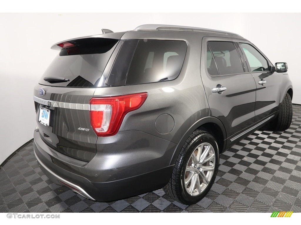 2017 Explorer Limited 4WD - Magnetic / Ebony Black photo #18