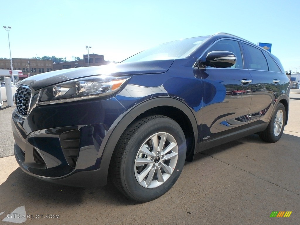 2019 Sorento LX AWD - Blaze Blue / Light Gray photo #8