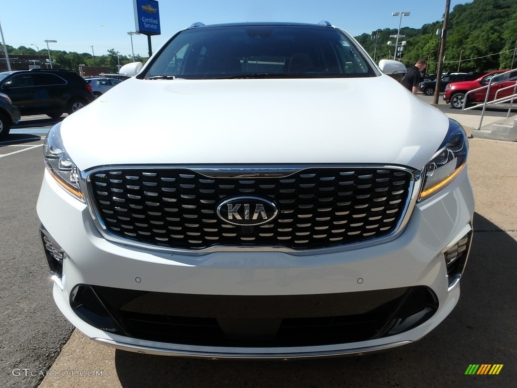 2019 Sorento SX Limited AWD - Snow White Pearl / Mahogany photo #8