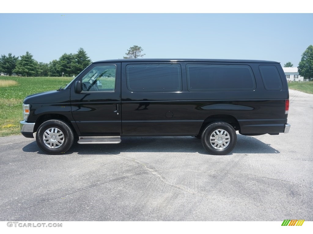 2014 E-Series Van E350 XLT Extended 15 Passenger Van - Black / Medium Flint photo #25