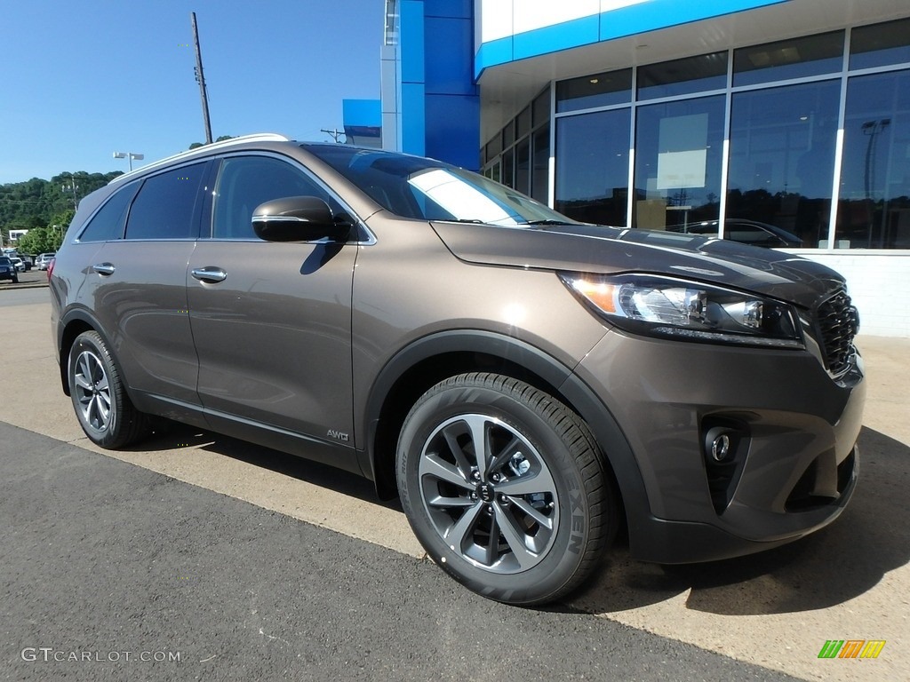 Dragon Brown 2019 Kia Sorento EX V6 AWD Exterior Photo #127752041