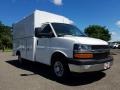 Summit White - Express Cutaway 3500 Moving Van Photo No. 1