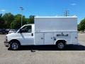 Summit White - Express Cutaway 3500 Moving Van Photo No. 3