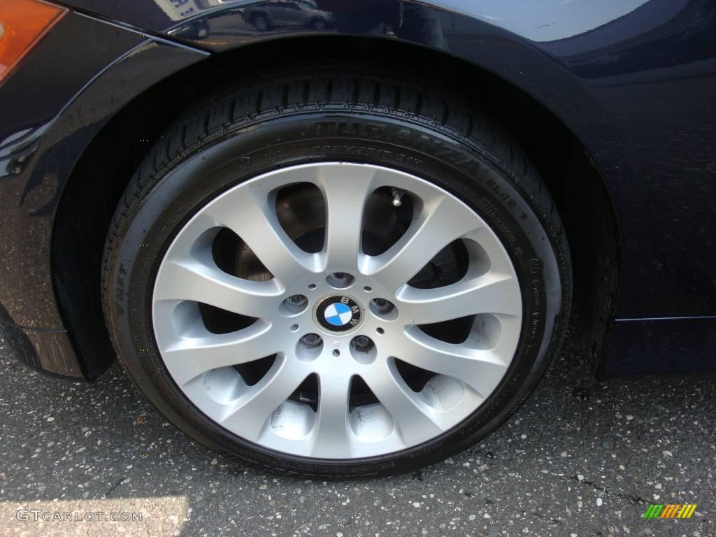 2007 3 Series 328xi Sedan - Monaco Blue Metallic / Black photo #7