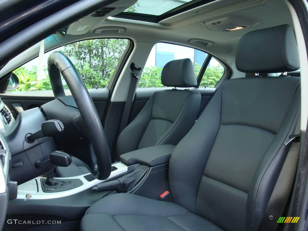 2007 3 Series 328xi Sedan - Monaco Blue Metallic / Black photo #9