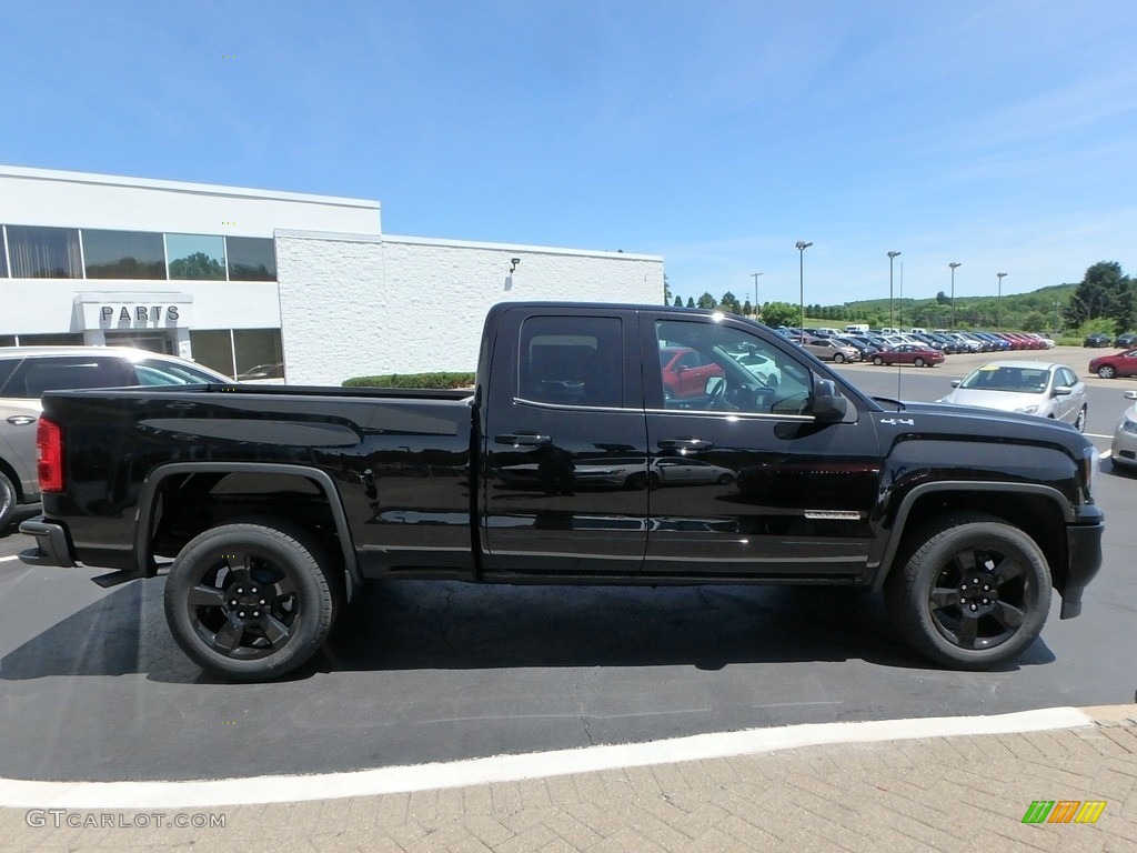 Onyx Black 2018 GMC Sierra 1500 Elevation Double Cab 4WD Exterior Photo #127754702