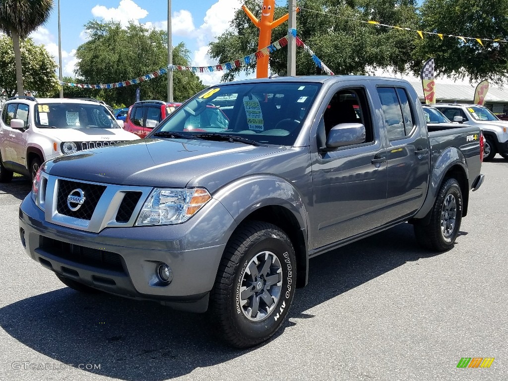 2018 Frontier Pro-4X Crew Cab 4x4 - Gun Metallic / Graphite photo #1