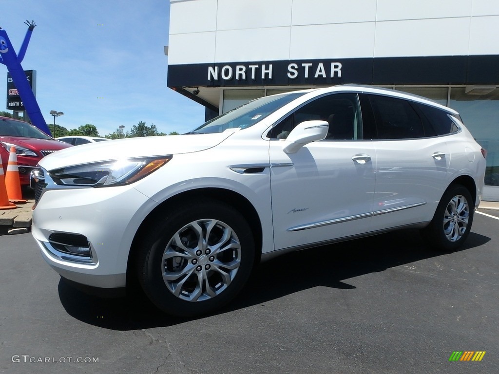 White Frost Tricoat Buick Enclave